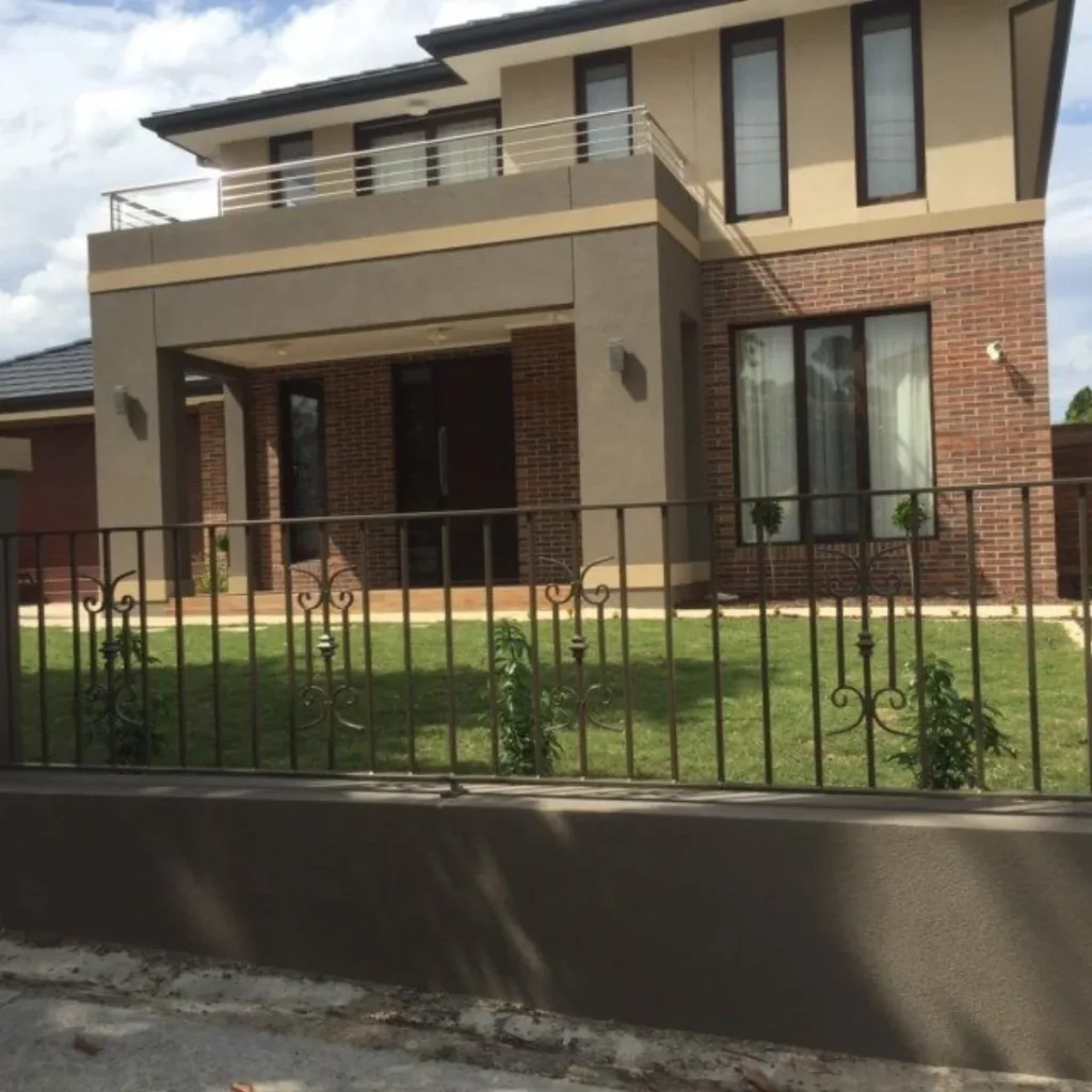 Fencing project in Melbourne’s East by Adonai Steel