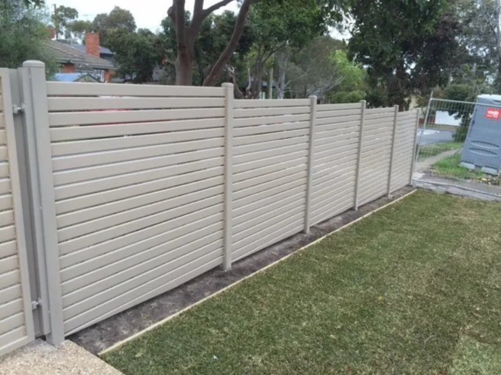 Fencing project in Melbourne’s East by Adonai Steel