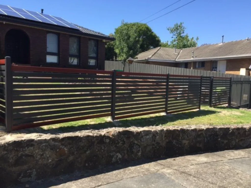 Fencing project in Melbourne’s East by Adonai Steel